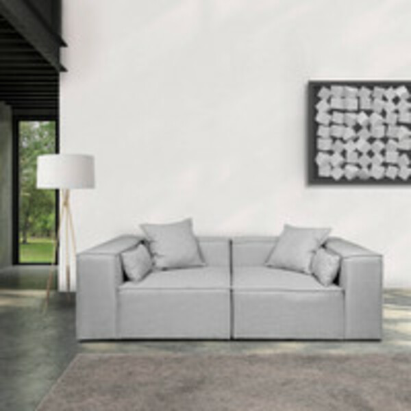 Bild 1 von HOME DELUXE Modulares Sofa VERONA - S hellgrau