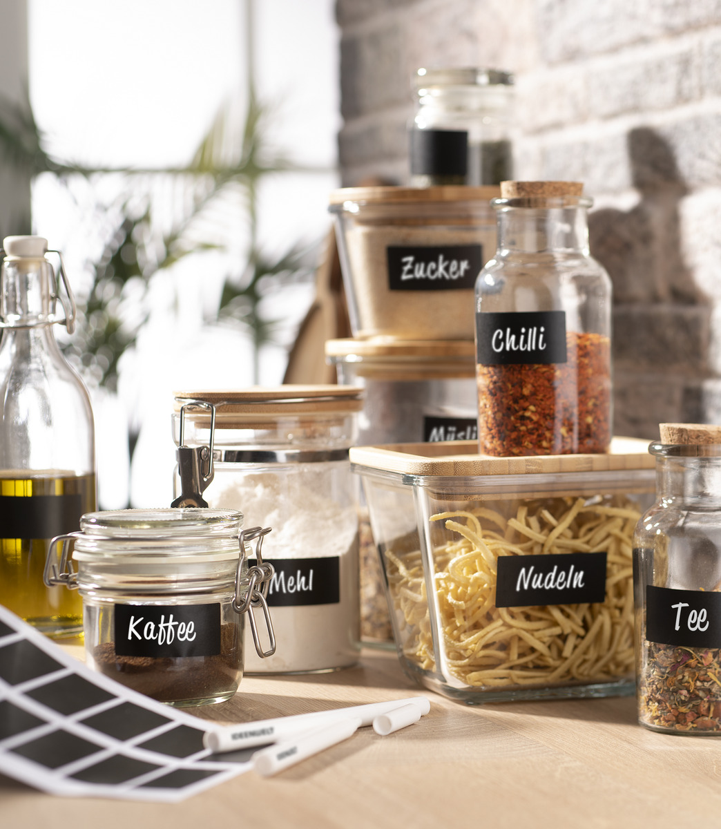 Bild 2 von IDEENWELT 100er-Set Tafelsticker rechteckig