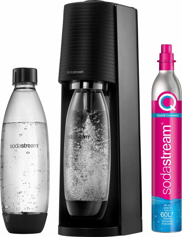 Bild 1 von SodaStream Wassersprudler TERRA, inkl. 1x CO2-Zylinder CQC, 1x 1L spülmaschinenfeste Kunststoff-Flasche