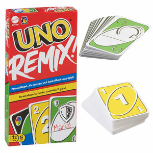 UNO Remix Kartenspiel mit 112 Karten