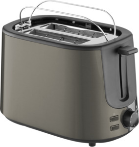 IDEENWELT Edelstahl-Toaster mit Brötchenaufsatz