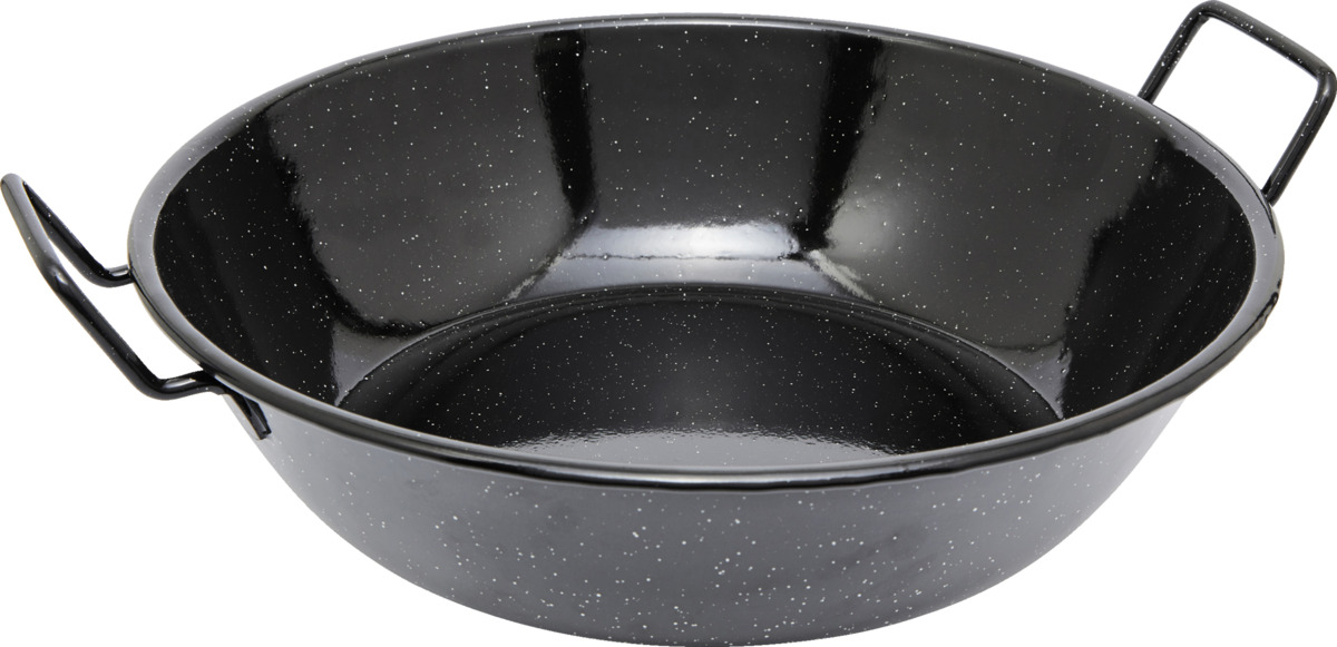 Bild 1 von IDEENWELT Emaille-Servierwokpfanne 30cm