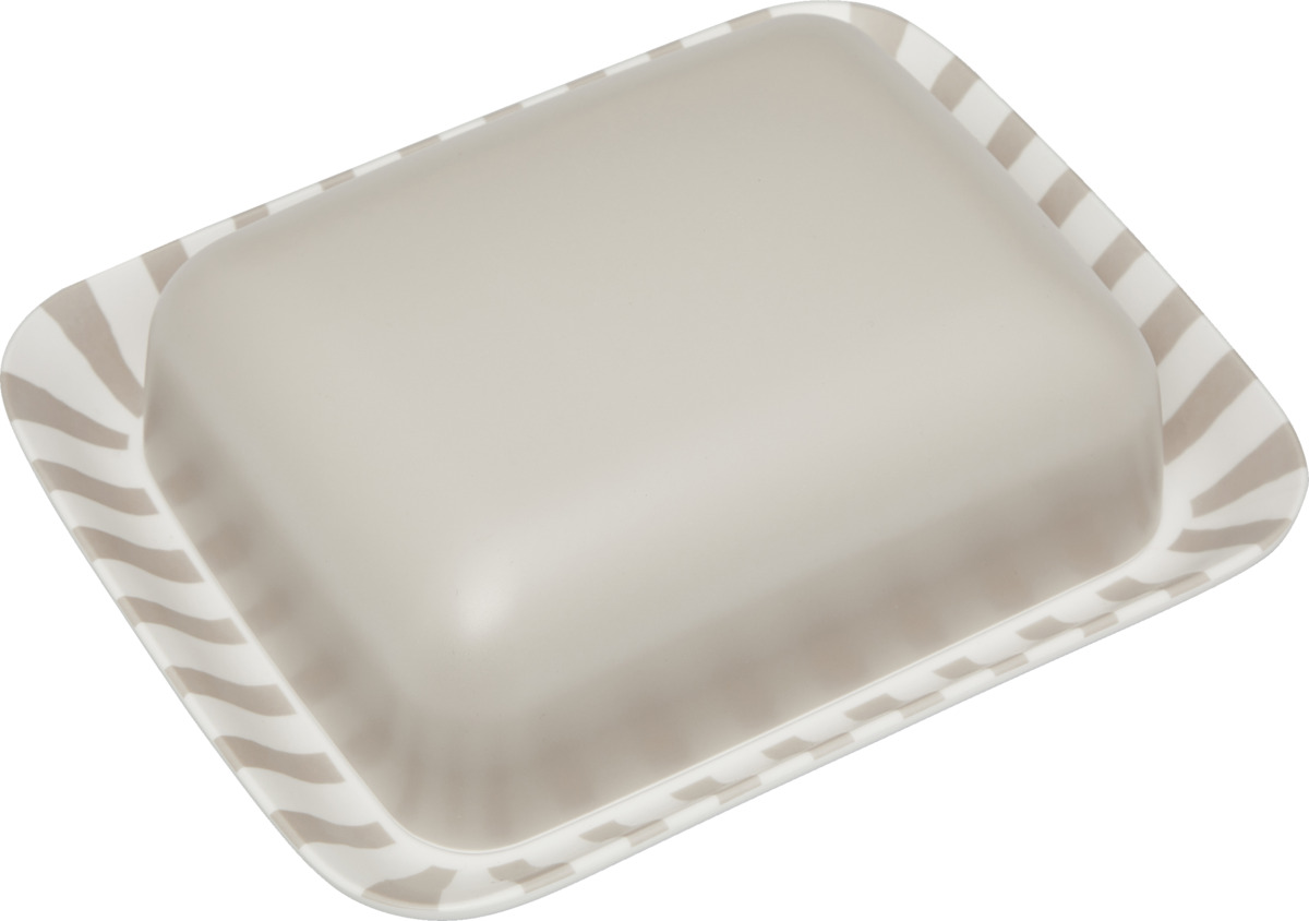 Bild 1 von IDEENWELT Melamin-Butterdose taupe