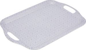 IDEENWELT Melamin-Tablett 42 x 29 cm gemustert