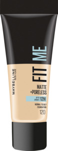 Maybelline New York Fit Me! Matte + Poreless Make-Up Nr. 120 Classic Ivory