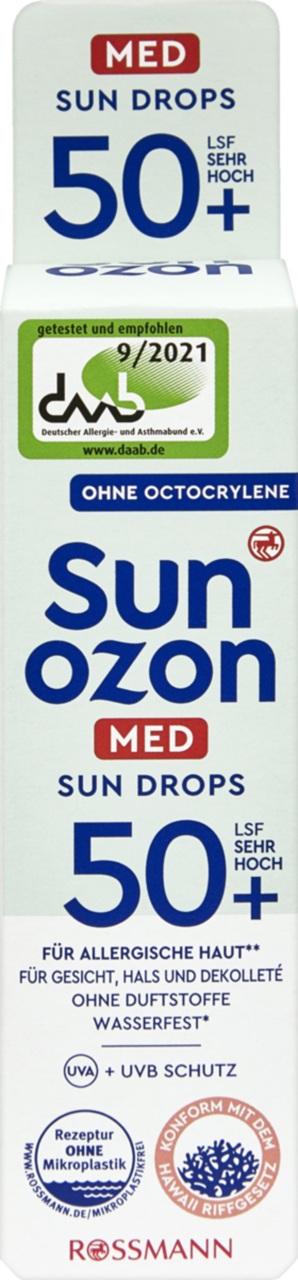 Bild 1 von sunozon Sun Drops Med LSF 50+