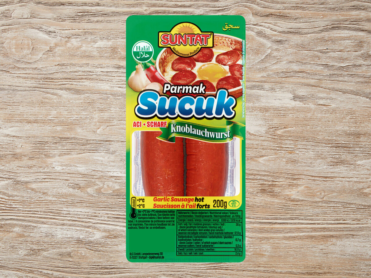 Suntat Parmak Sucuk von Lidl ansehen!