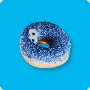 Donut blaues Monster