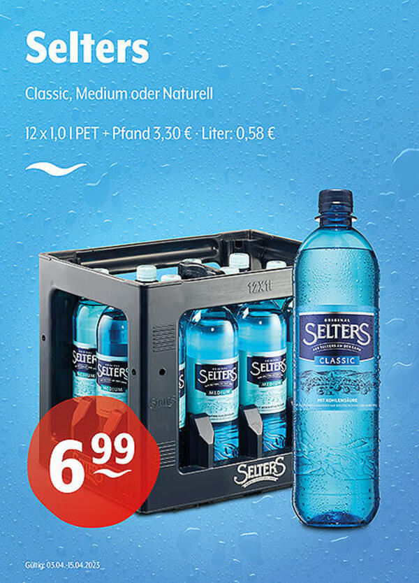 Bild 1 von Selters Classic, Medium oder Naturell