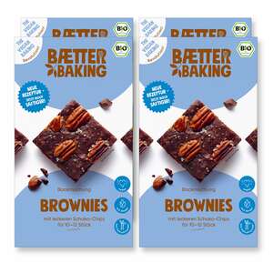Baetter Baking Bio-Backmischung Brownies, 4er Pack