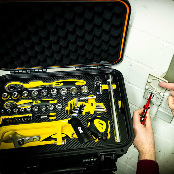 Bild 2 von ADAC 
                                            Werkzeugkoffer IP65, 77-tlg.