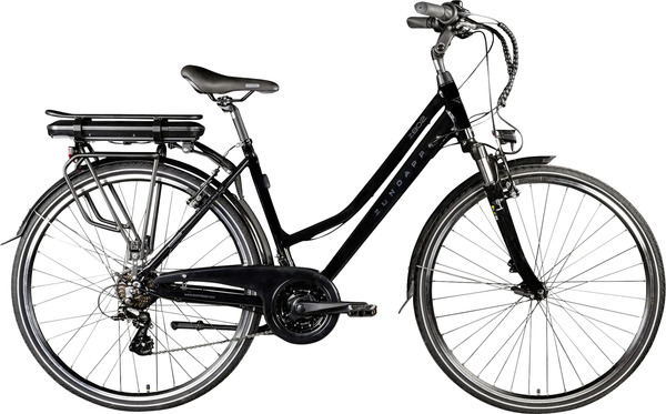 Bild 1 von Zündapp E-Bike Trekking Z802 700c Damen 28 Zoll RH 48cm 21-Gang 374 Wh schwarz grau