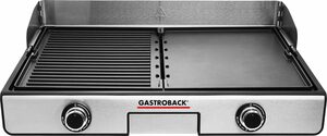 Gastroback Tischgrill 42524 Design Plancha & BBQ, 2000 W