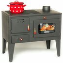 Bild 1 von DanDiBo Grillkamin Outdoor Kaminofen mit Backfach und Herdplatte Gartenofen Küche Ofen