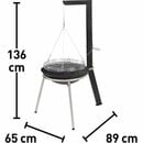 Bild 2 von Jamestown Holzkohle-Schwenkgrill Carter