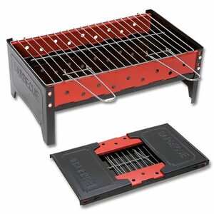 Bo-Camp Holzkohlegrill Faltgrill BBQ Compact Mini Holzkohlegrill, Camping Tisch Grill Klappgrill