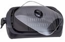 Bild 4 von JUNG Elektrogrill ADLER AD6610 Elektrogrill mit Glasdeckel, Tischgrill elektrisch, 2200,00 W, 2 Zonen, Grill Balkon Antihaftbeschichtet, Elektrogrill mit deckel