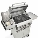 Bild 4 von TAINO Gasgrill PLATINUM 3+1, Gasgrill mit passender Abdeckhaube und Gasdruck-Regler inkl. Schlauch, Komplett aus Edelstahl