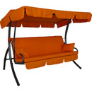 Bild 1 von Angerer Freizeitmöbel Hollywoodschaukel 'Trend Fun' 3-Sitzer orange 210 x 160 x 145 cm