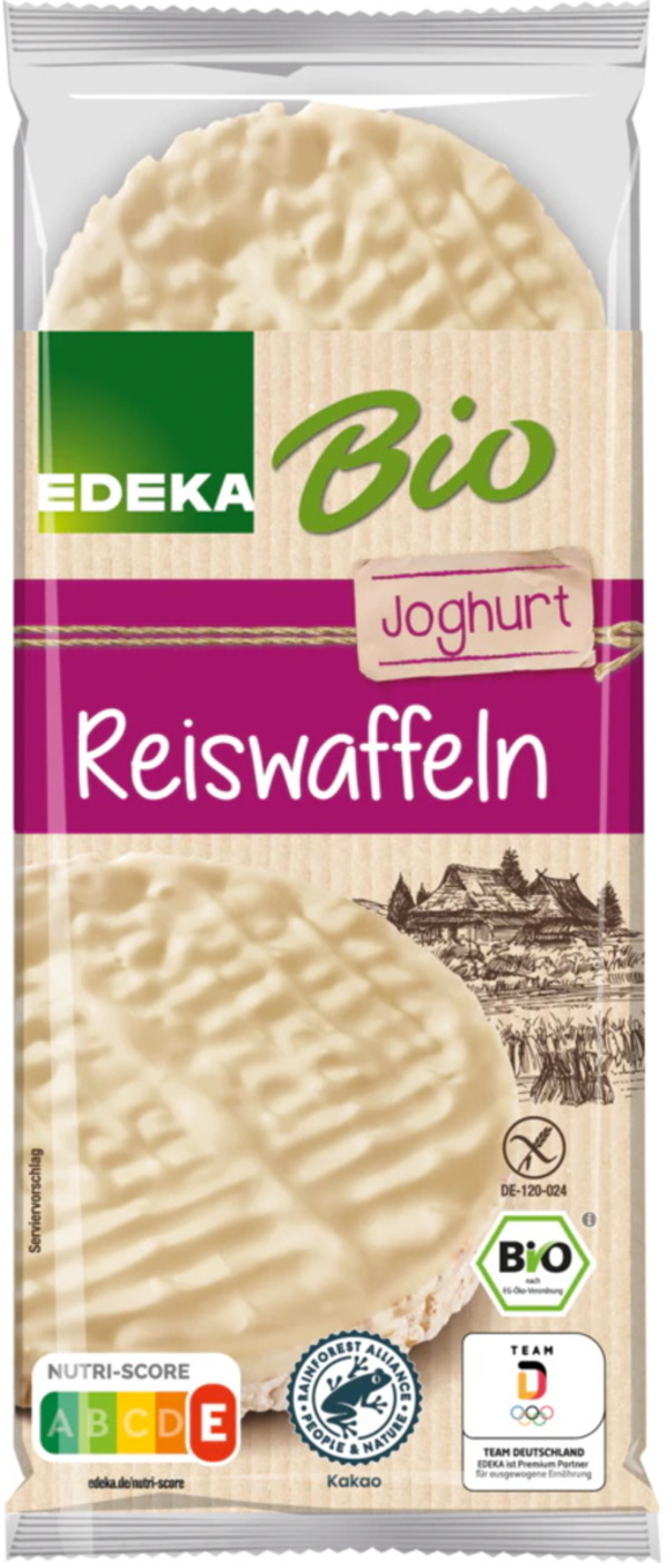 Bild 1 von Edeka Bio Reiswaffeln Joghurt 100G