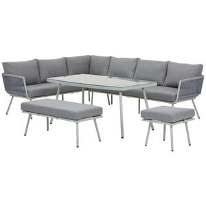 Ambia Garden DINING-LOUNGESET Grau