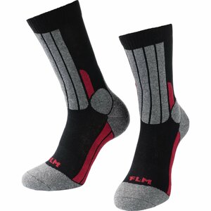 FLM Tour Socke 1.0 schwarz Unisex Größe 36 - 40