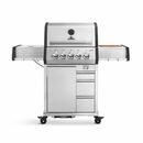 Bild 1 von BURNHARD Gasgrill Earl, Backburner 3,5 kW & Infrarotbrenner 4,5 kW, Gas Grill mit drei Schubladen, UV-beständiger Abdeckhaube und weiterem Zubehör, Gasgrill 3 Brenner Heckbrenner - Gasgrill mi