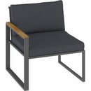 Bild 4 von Lounge-Set mit Esstisch Piegan 6-teilig Aluminium Schwarz