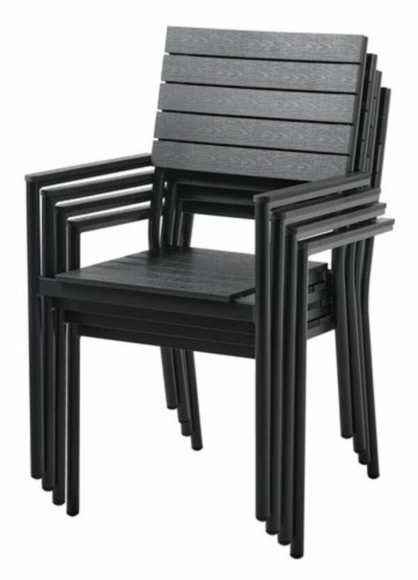 Bild 3 von Stapelstuhl PADHOLM schwarz