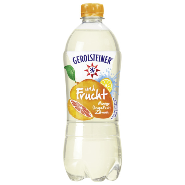 Bild 1 von Gerolsteiner und Frucht Mango Grapefruit Zitrone 0,75l