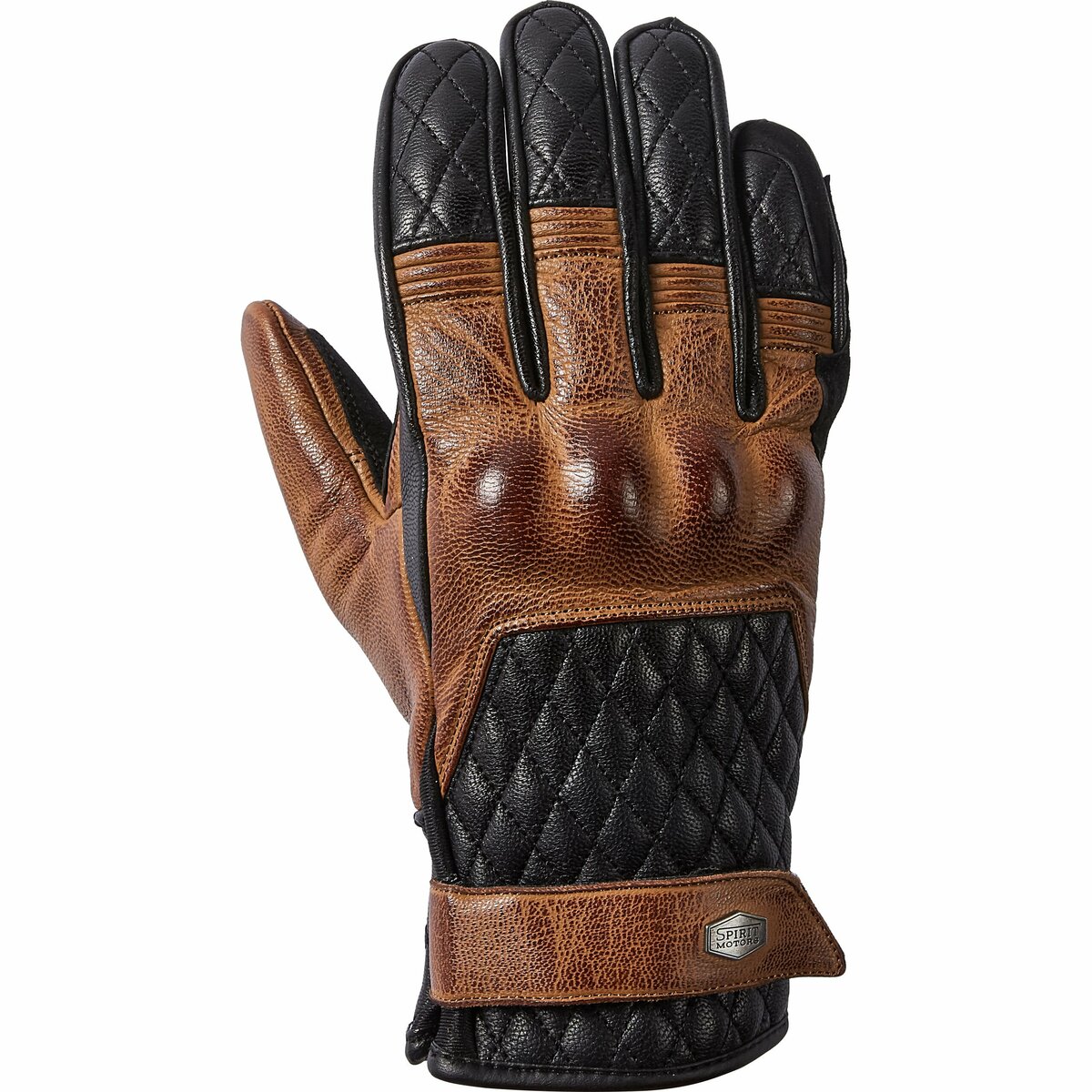 Bild 1 von Spirit Motors Johnny Bglove Lederhandschuh kurz braun Herren Größe 9