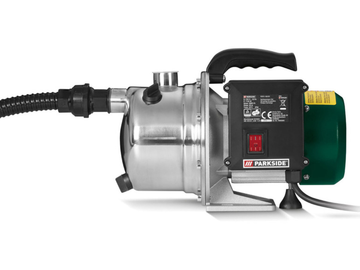 Bild 1 von PARKSIDE® Gartenpumpen-Set »PGPS 1100 B1«, 1100 W
