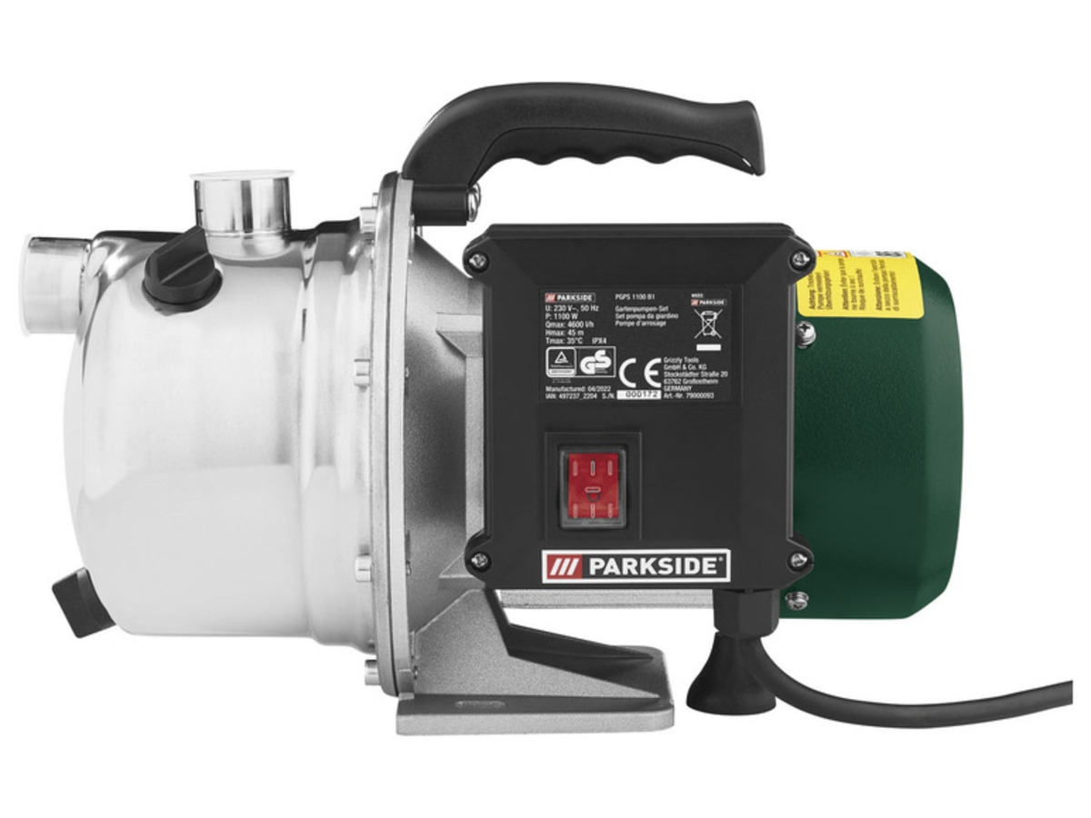 Bild 3 von PARKSIDE® Gartenpumpen-Set »PGPS 1100 B1«, 1100 W