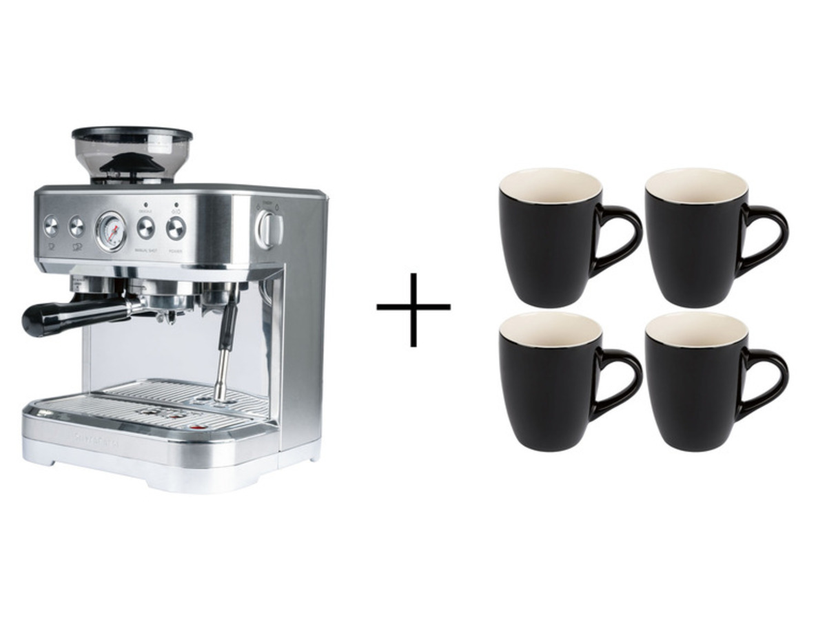 Bild 1 von SILVERCREST® Profi-Siebträgermaschine SSMP 1770 A2 + Tassenset