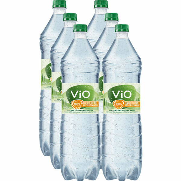 Bild 1 von VIO Mineralwasser Medium, 6er Pack (EINWEG) zzgl. Pfand