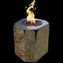 Bild 1 von Modeno Feuerstelle Derby aus Basalt Naturstein schwarz/braun