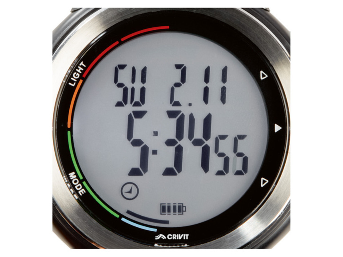 Bild 3 von CRIVIT Herzfrequenzmessuhr mit Schrittzähler