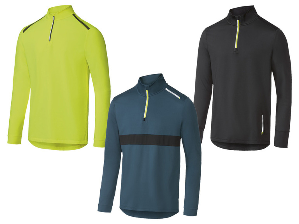 Bild 1 von CRIVIT Herren Funktionsshirt, langarm, mit Stehkragen