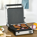 Bild 2 von HOMCOM Kontaktgrill Elektrogrill für Sandwiches Toasts Steak Panini 2000W Tischgrill BBQ mit regelba