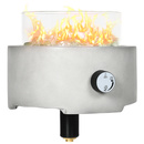 Bild 1 von Outsunny Gas-Feuerschale10.000BTU Tischfeuerschale Tragbare Feuerstelle, Heizstrahler im Betonoptik