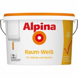 Alpina Raum Weiss matt 10 l