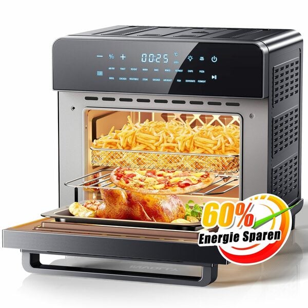 Bild 1 von Involly Heißluftfritteuse 15L, 1600,00 W, 18 in 1, Air Fryer LED-Touchscreen