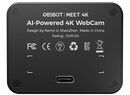 Bild 2 von OBSBOT Meet 4K-AI Webcam (Full HD, professionelle Webcam für Livestreams)
