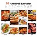 Bild 2 von Involly Heißluftfritteuse 15L, 1600,00 W, 18 in 1, Air Fryer LED-Touchscreen