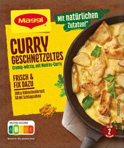 Maggi Fix für Curry Geschnetzeltes