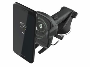 iOttie Easy One Touch 2 Qi Wireless schwarz, KFZ-Saugnapfhalterung