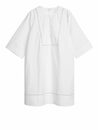 Bild 1 von Arket Besticktes Tunikakleid Weiß, Alltagskleider in Größe 36. Farbe: White
