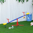 Bild 3 von Outsunny Kinder Gartenwippe 360° drehbare Wippe Karussellwippe für 3-8 Jahre Metall Mehrfarbig 182 x