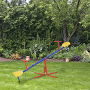 Bild 2 von Outsunny Kinder Gartenwippe 360° drehbare Wippe Karussellwippe für 3-8 Jahre Metall Mehrfarbig 182 x