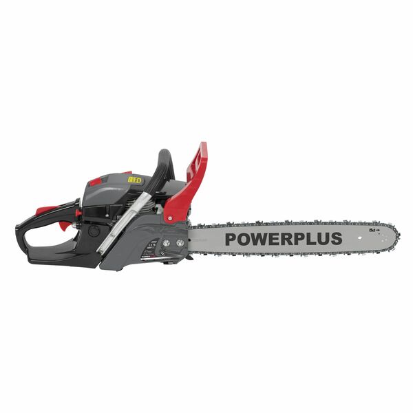 Bild 2 von Powerplus Benzinkettensäge 56ccm / 3,4PS / 50cm Schwert
